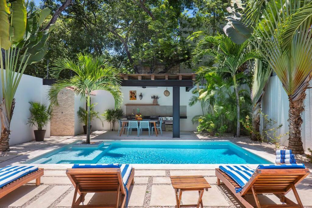 Wonderful Tropical Home 3Br, Garden, Private Pool. Тулум Екстер'єр фото